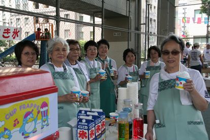 かき氷スタッフ
